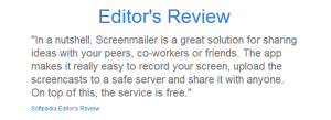 Landing page elements - Editor's review