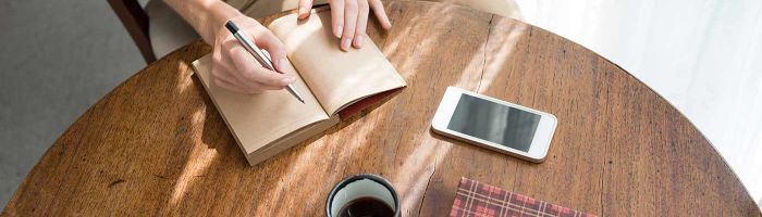 Woman writing a google reconsideration request