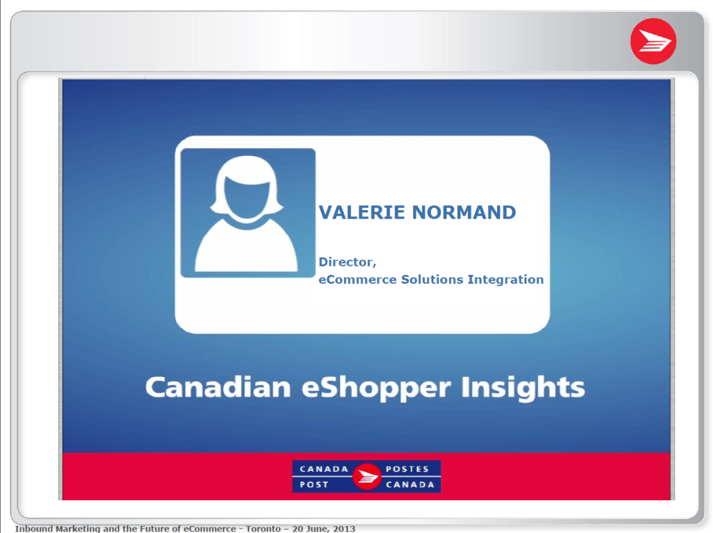 Canadian eShopper Insights presentation