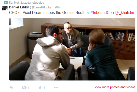 InboundCon Tweet