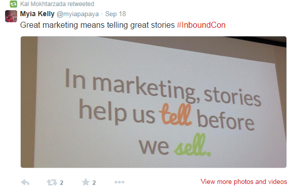 InboundCon Tweet