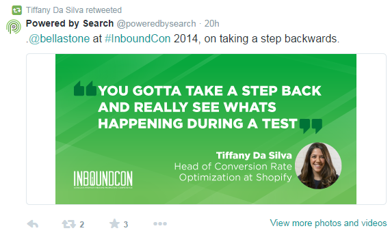 InboundCon Tweet