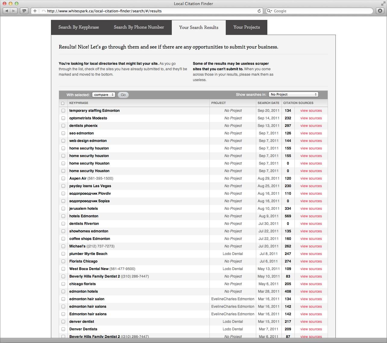 Whitespark Local Citation Finder Whitespark Local Citation Finder
