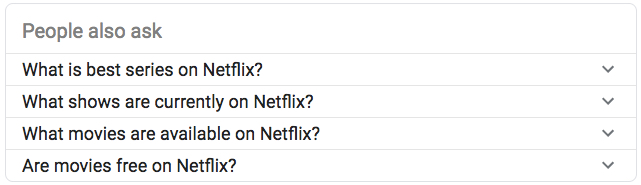 people also ask google search feature