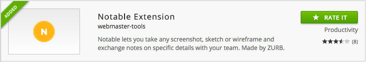 Notable chrome extension
