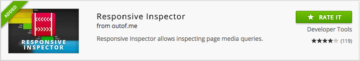 Responsive Inspector chrome extension