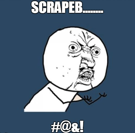 A meme reaction to a newcomer's reaction on using ScrapeBox.