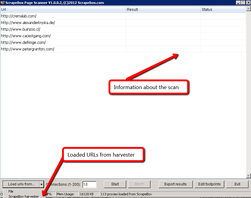 Page Scanner Module