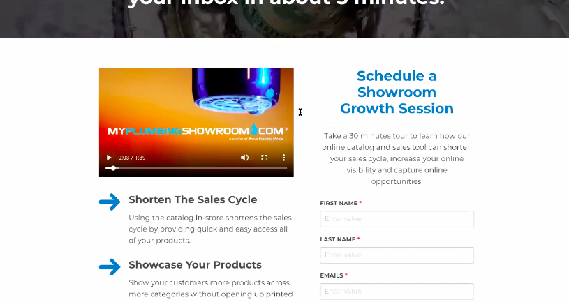 Thank you page example for B2B SaaS LinkedIn ad offering to schedule a demo.