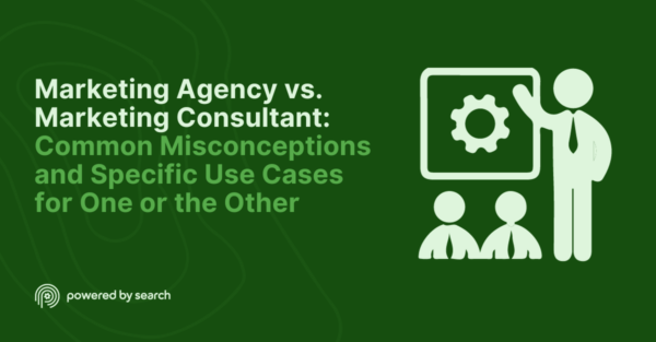 Marketing Agency vs. Marketing Consultant: Common Misconceptions and Specific Use Cases for One or the Other