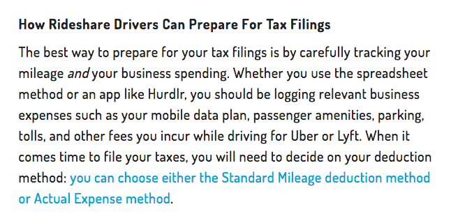 How Rideshare Drivers Can Prepare for Tax Filings