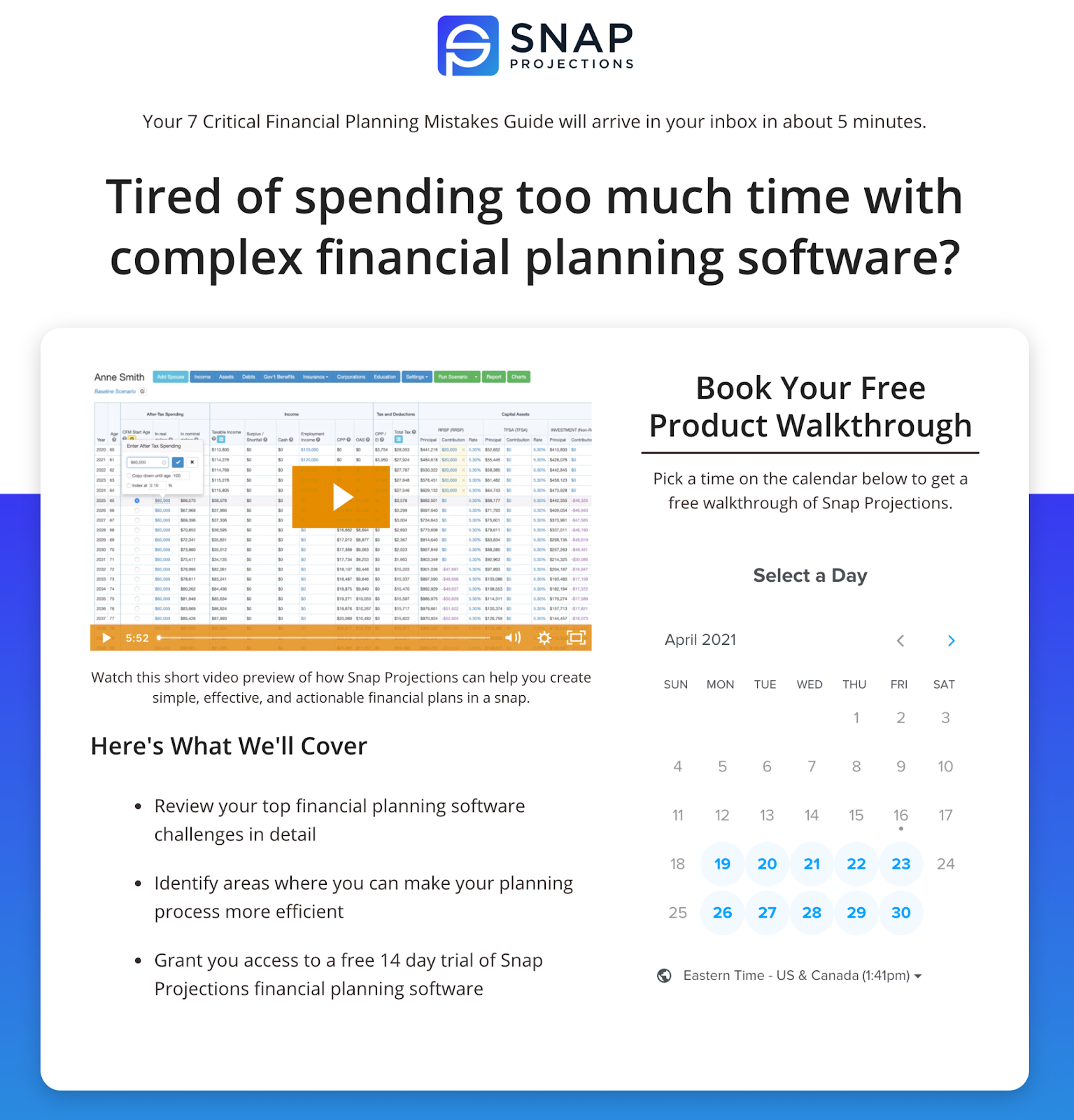 B2B SaaS Website Rebranding Playbook: Step by Step Guide B2B SaaS lead magnet thank you page example by Powered By Search
