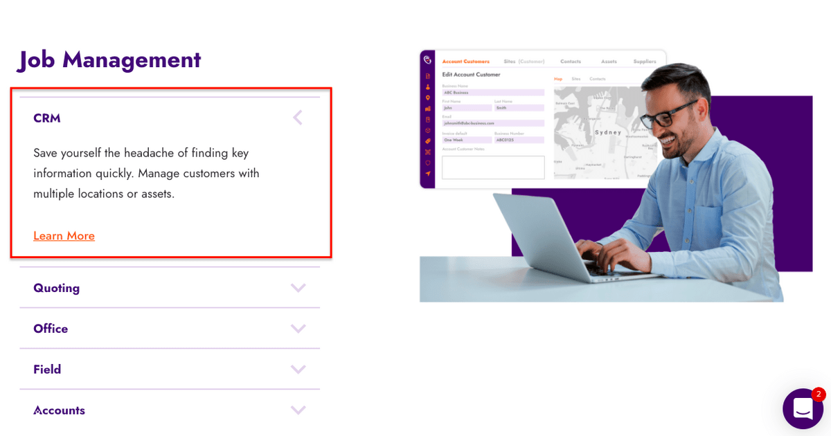 AEO in 2025: How to Get Ranked on ChatGPT, Perplexity, and Gemini CRM example of incorporating both features and a short description.
