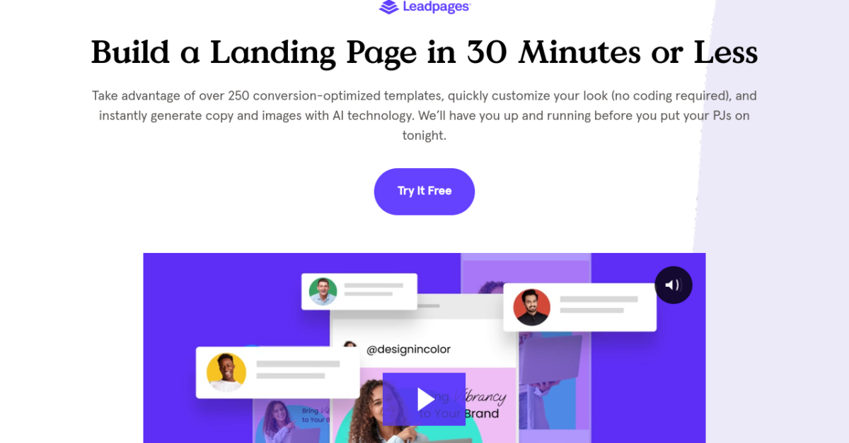 10 Examples of The Best SaaS Landing Pages | Powered by Search