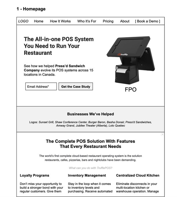 pos software wireframe