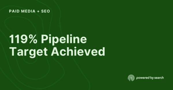 119% Pipeline Target Achieved