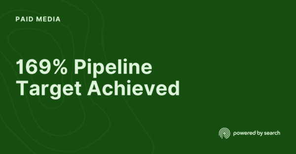 169% Pipeline Target Achieved
